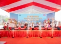 Chính thức khởi công xây dựng chợ Kim Sơn hơn 100 tỷ ở Quế Phong